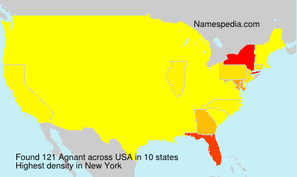 Surname Agnant in USA Surname Agnant in USA