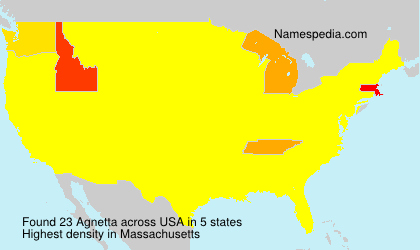 Surname Agnetta in USA Surname Agnetta in USA