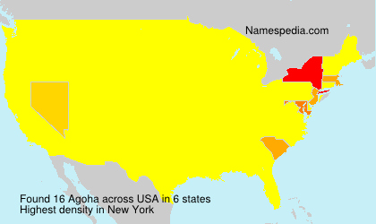 Surname Agoha in USA Surname Agoha in USA
