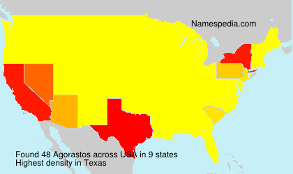 Surname Agorastos in USA Surname Agorastos in USA