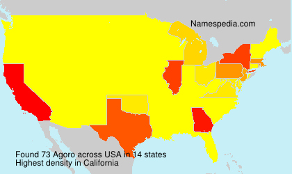 Surname Agoro in USA Surname Agoro in USA
