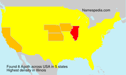 Surname Agoth in USA Surname Agoth in USA