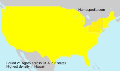 Surname Agoto in USA Surname Agoto in USA