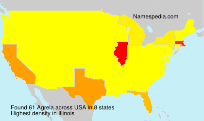 Surname Agrela in USA Surname Agrela in USA