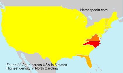 Surname Agud in USA Surname Agud in USA