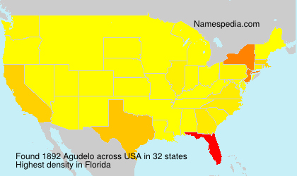 Surname Agudelo in USA Surname Agudelo in USA