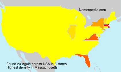 Surname Agule in USA Surname Agule in USA
