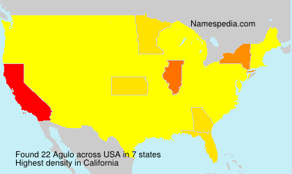 Surname Agulo in USA Surname Agulo in USA