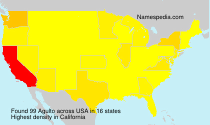 Surname Agulto in USA Surname Agulto in USA