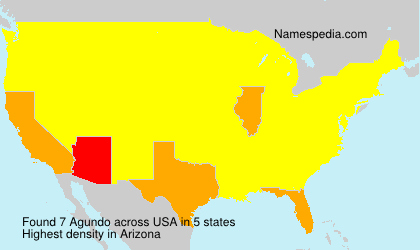 Surname Agundo in USA Surname Agundo in USA