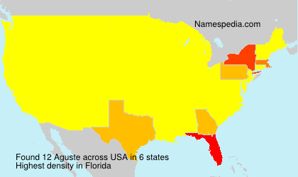 Surname Aguste in USA Surname Aguste in USA