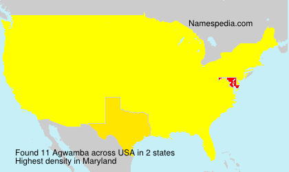 Surname Agwamba in USA Surname Agwamba in USA