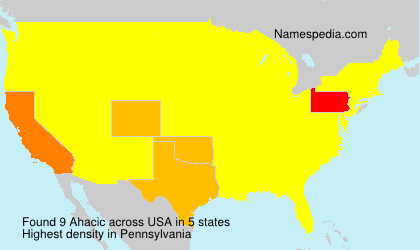 Surname Ahacic in USA Surname Ahacic in USA