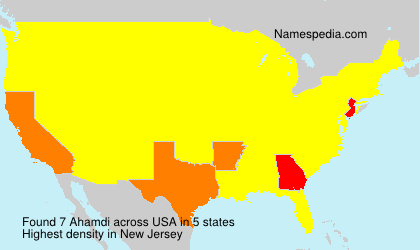 Surname Ahamdi in USA Surname Ahamdi in USA