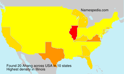 Surname Ahang in USA Surname Ahang in USA