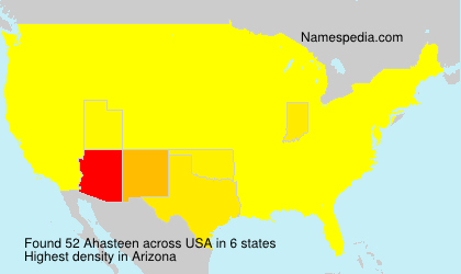 Surname Ahasteen in USA Surname Ahasteen in USA