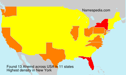Surname Ahemd in USA Surname Ahemd in USA