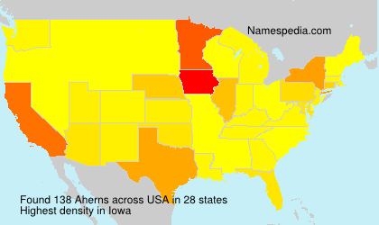 Surname Aherns in USA Surname Aherns in USA