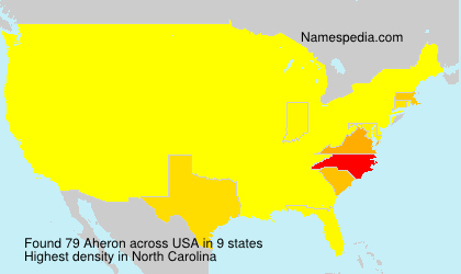 Surname Aheron in USA Surname Aheron in USA