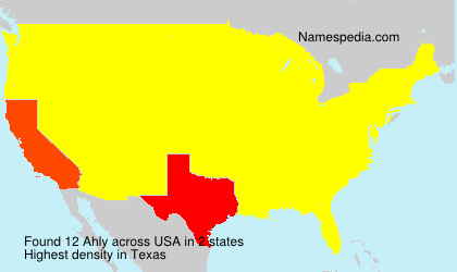 Surname Ahly in USA Surname Ahly in USA