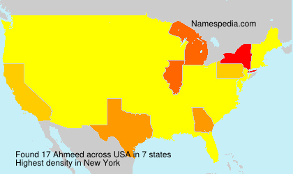 Surname Ahmeed in USA Surname Ahmeed in USA