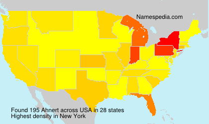Surname Ahnert in USA Surname Ahnert in USA