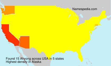 Surname Ahyong in USA Surname Ahyong in USA