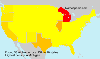 Surname Aichler in USA Surname Aichler in USA