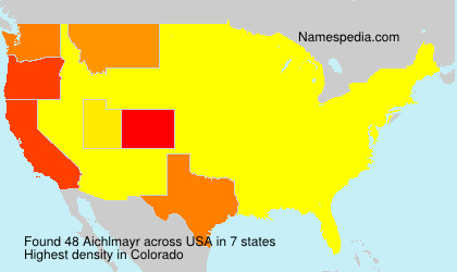 Surname Aichlmayr in USA Surname Aichlmayr in USA