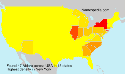 Surname Aidara in USA Surname Aidara in USA