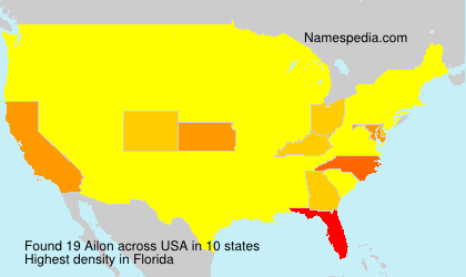 Surname Ailon in USA Surname Ailon in USA