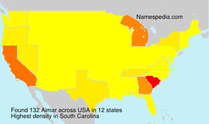 Surname Aimar in USA Surname Aimar in USA