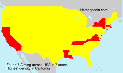 Surname Aiming in USA Surname Aiming in USA