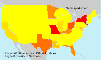 Surname Aiple in USA Surname Aiple in USA
