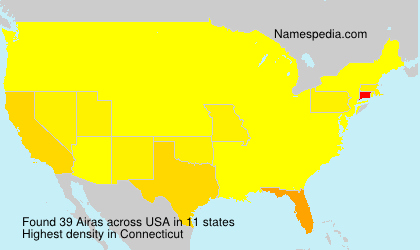 Surname Airas in USA Surname Airas in USA