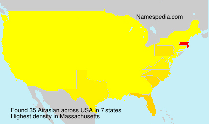 Surname Airasian in USA Surname Airasian in USA