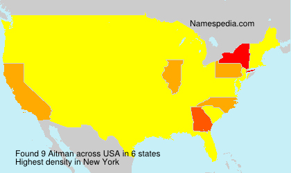 Surname Aitman in USA Surname Aitman in USA