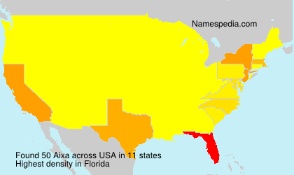 Surname Aixa in USA Surname Aixa in USA