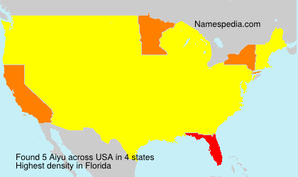 Surname Aiyu in USA Surname Aiyu in USA