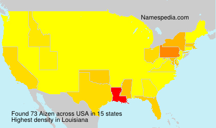 Surname Aizen in USA Surname Aizen in USA