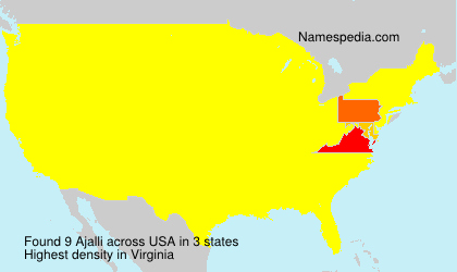 Surname Ajalli in USA Surname Ajalli in USA