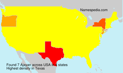 Surname Ajayan in USA
