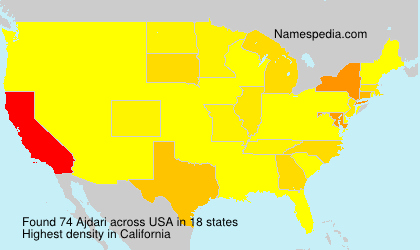 Surname Ajdari in USA Surname Ajdari in USA
