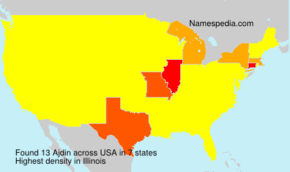 Surname Ajdin in USA Surname Ajdin in USA