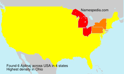 Surname Ajdinaj in USA Surname Ajdinaj in USA