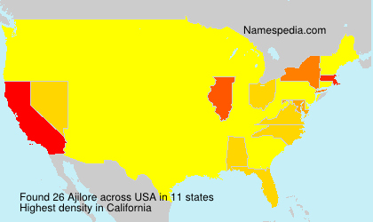 Surname Ajilore in USA Surname Ajilore in USA