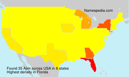 Surname Ajim in USA Surname Ajim in USA