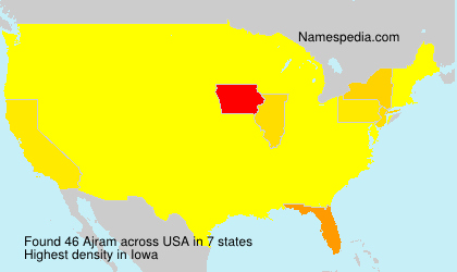 Surname Ajram in USA Surname Ajram in USA