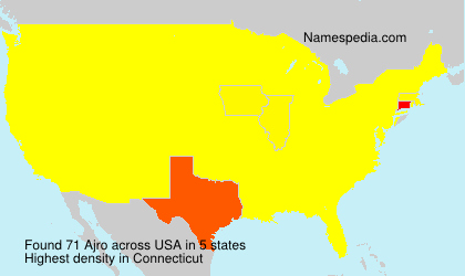 Surname Ajro in USA Surname Ajro in USA