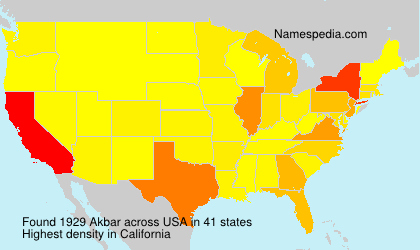 Surname Akbar in USA Surname Akbar in USA
